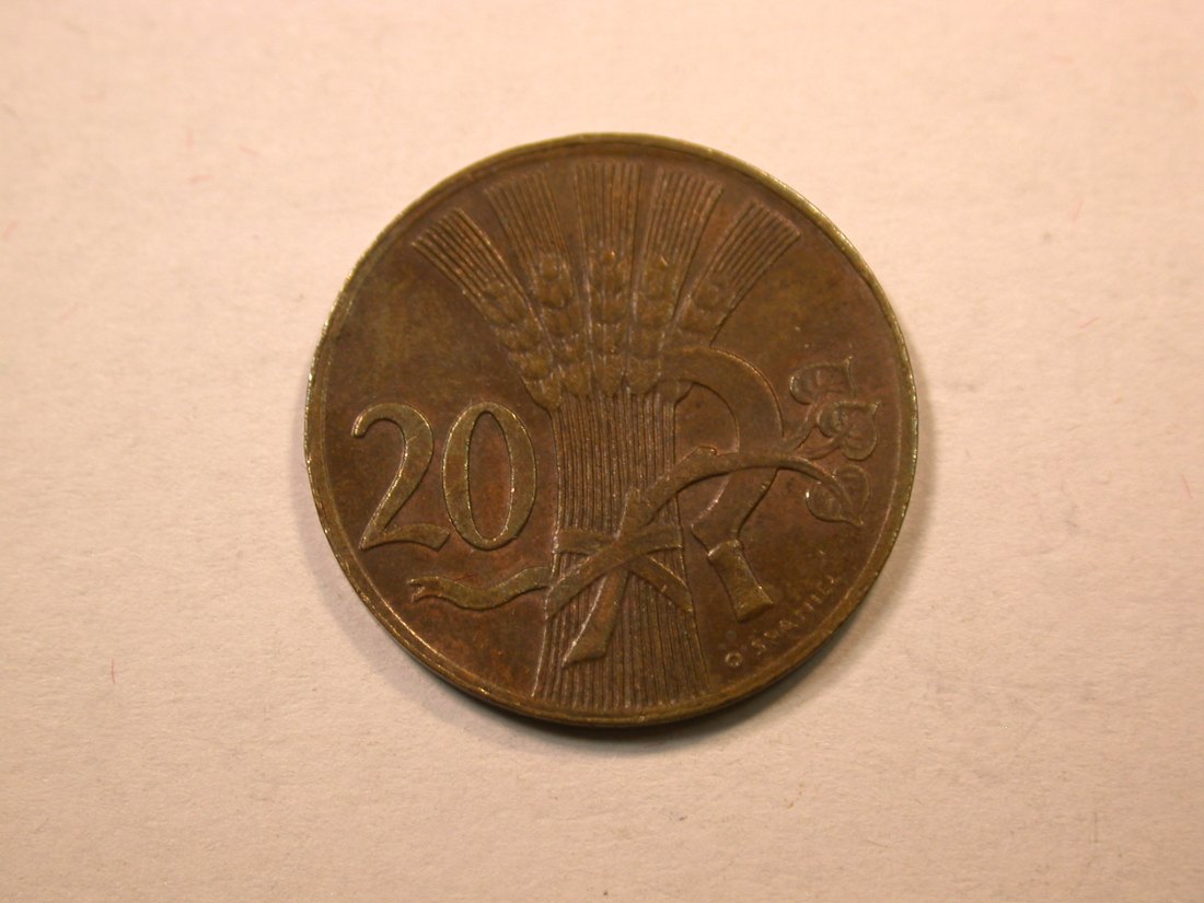 D07 CSSR 20 Heller 1948 in ss+/ss-vz Orginalbilder