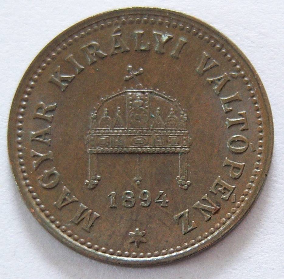  Ungarn 1 Filler 1894   