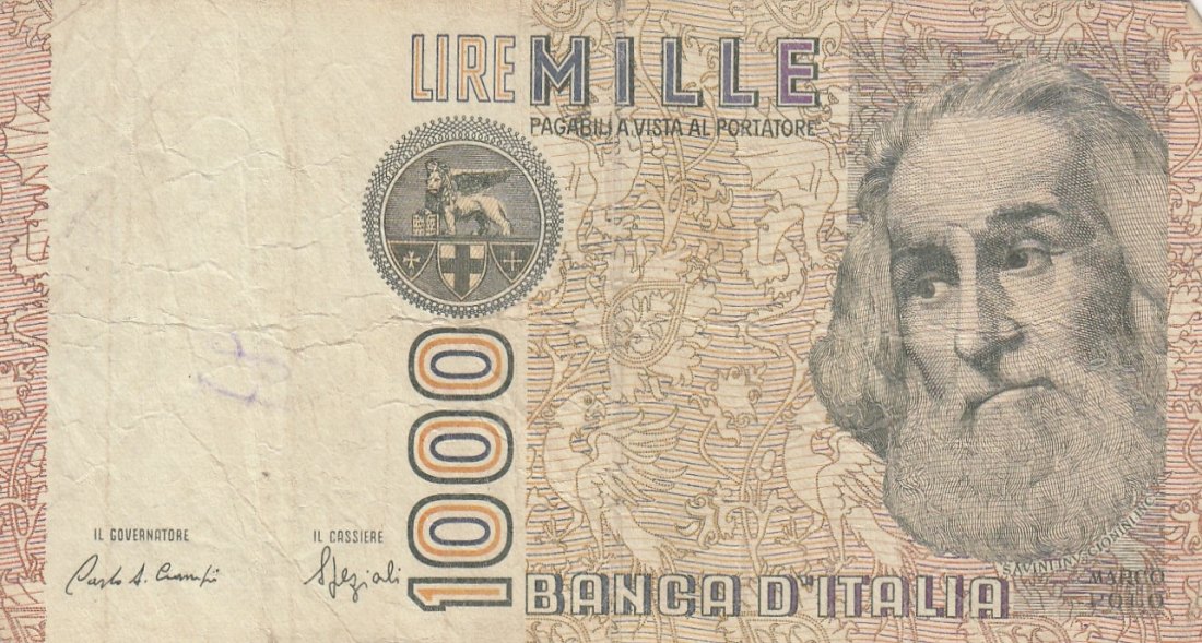 A 043 - Italien - 1000 Lire 1982 - unbehandelt !!! siehe Scan