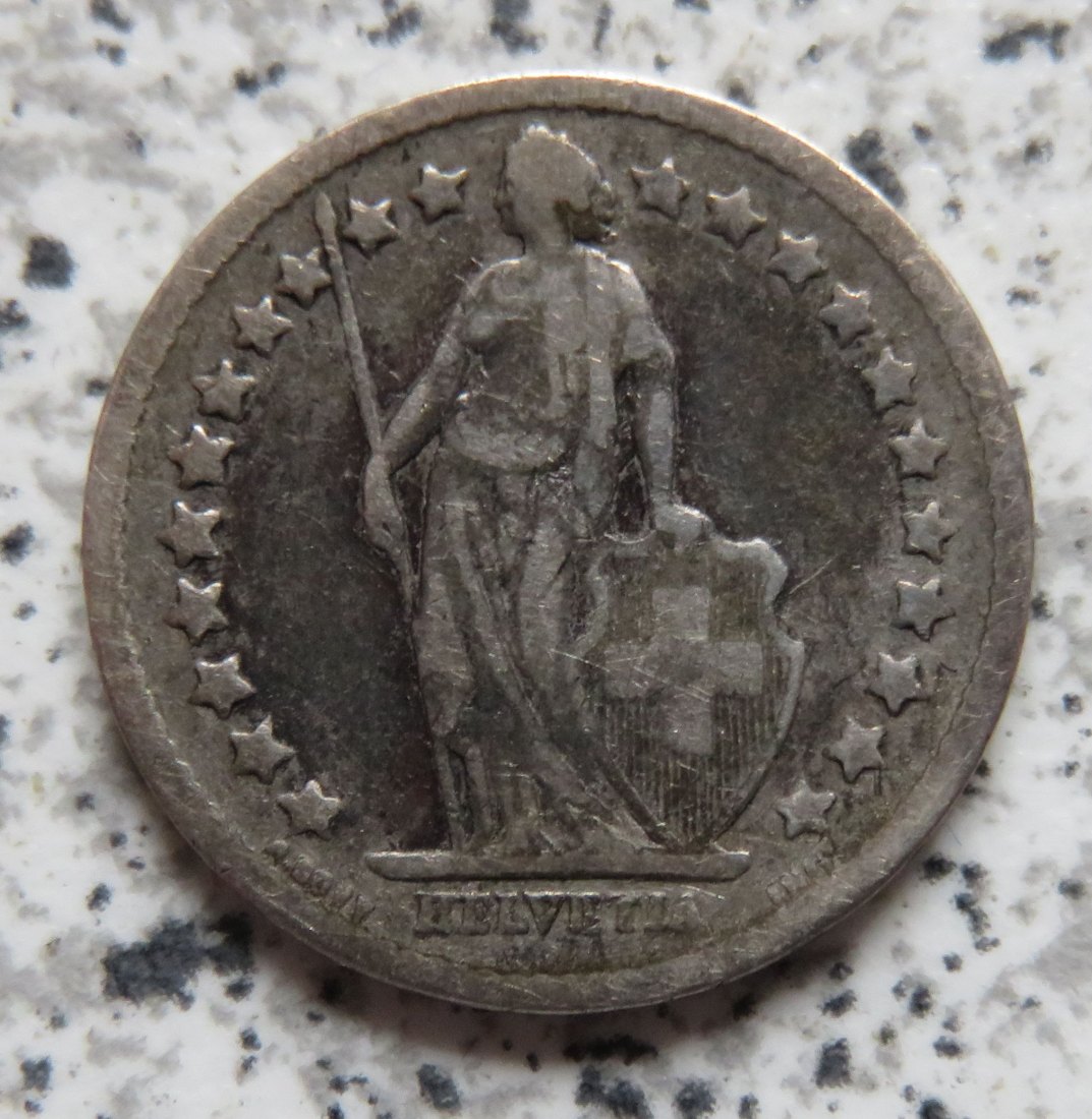  Schweiz 1/2 Franken 1899   
