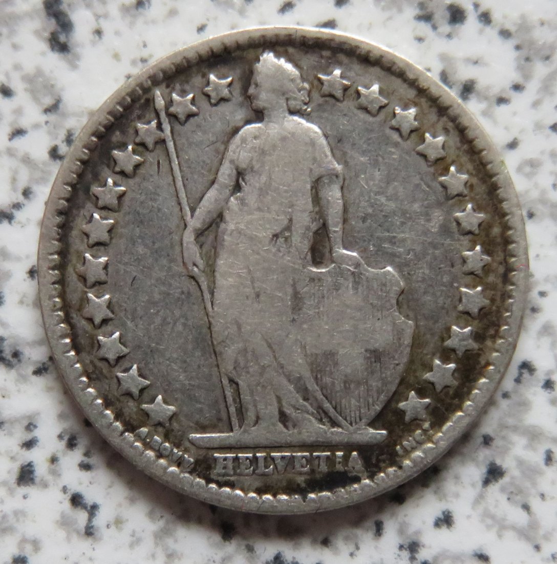  Schweiz 1/2 Franken 1904   