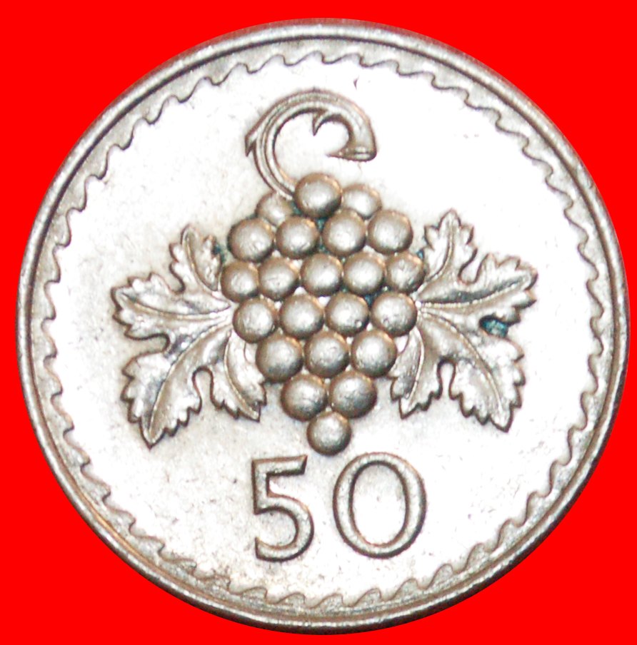  + CLUSTER of GRAPE: CYPRUS ★ 50 MILS 1979! LOW START★ NO RESERVE!   
