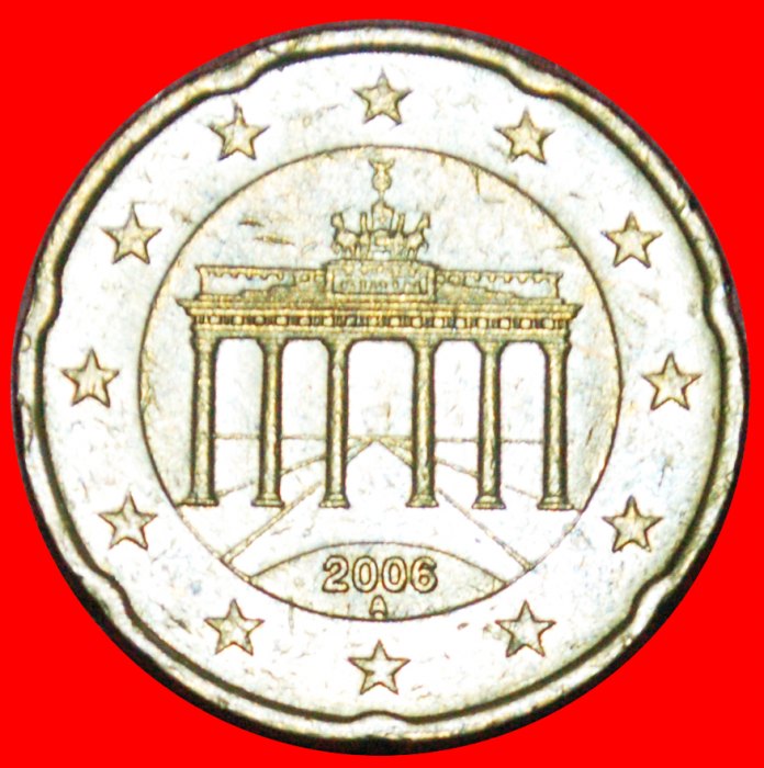 + NORDISCHES GOLD (2002-2007): DEUTSCHLAND ★ 20 EURO CENT 2006A! OHNE VORBEHALT!