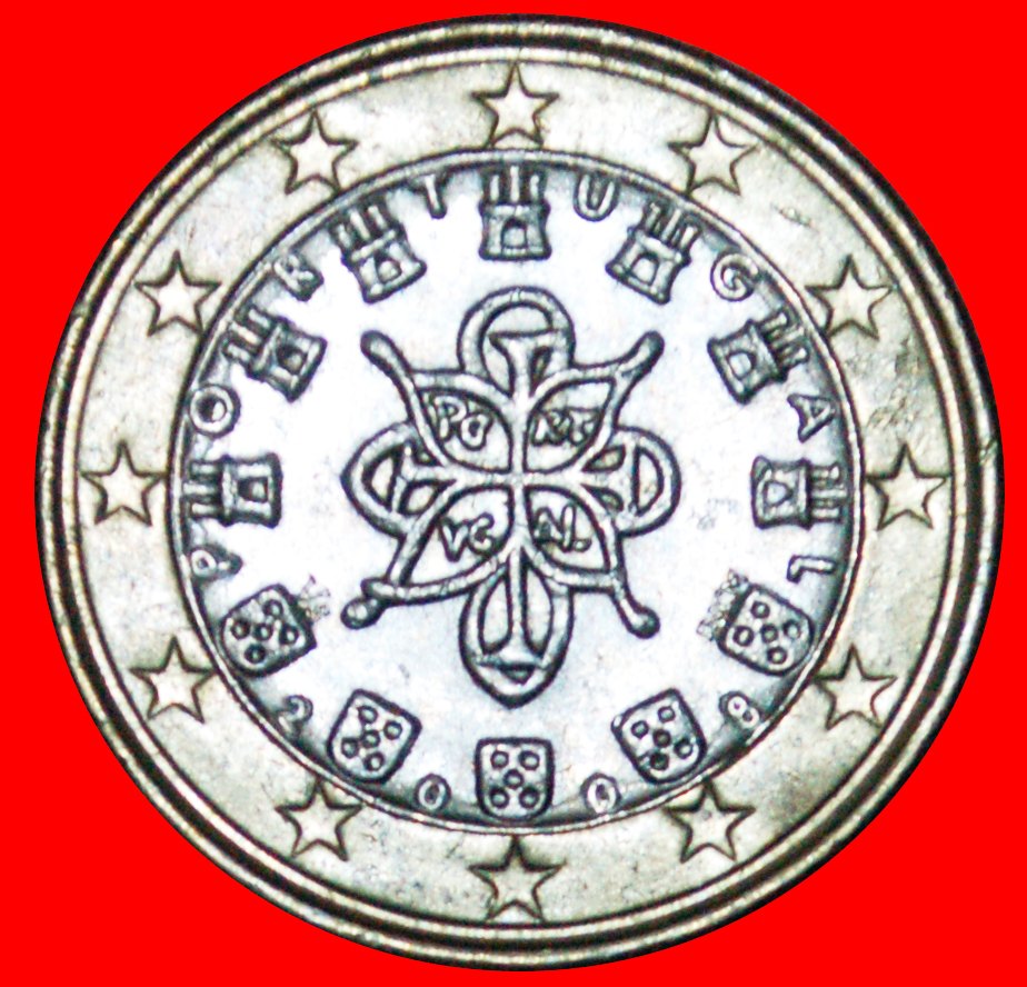 + NON-PHALLIC TYPE (2008-2019): PORTUGAL ★ 1 EURO 2008! LOW START ★ NO RESERVE!