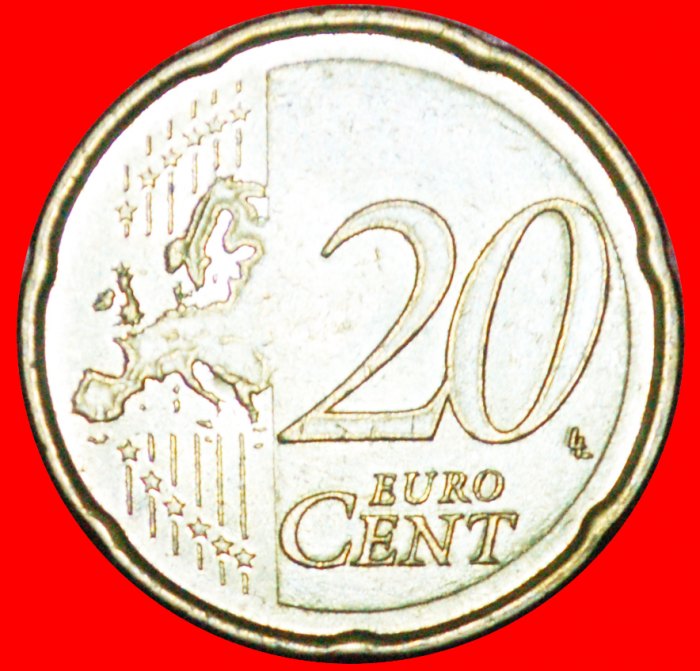  + NORDIC GOLD (2007-2009): SPAIN ★ 20 EURO CENT 2008 Cervantes (1547-1616)! LOW START ★ NO RESERVE!   