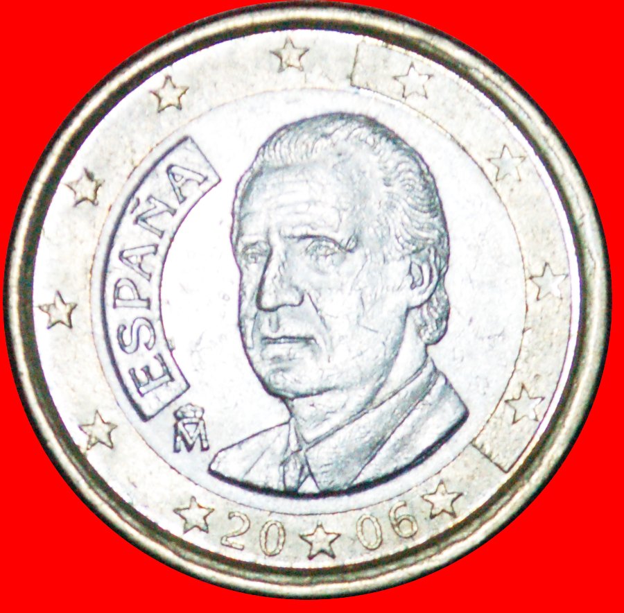  + PHALLISCHE TYP (1999-2006): SPANIEN ★ 1 EURO 2006! JUAN CARLOS I. (1975-2014) OHNE VORBEHALT!   