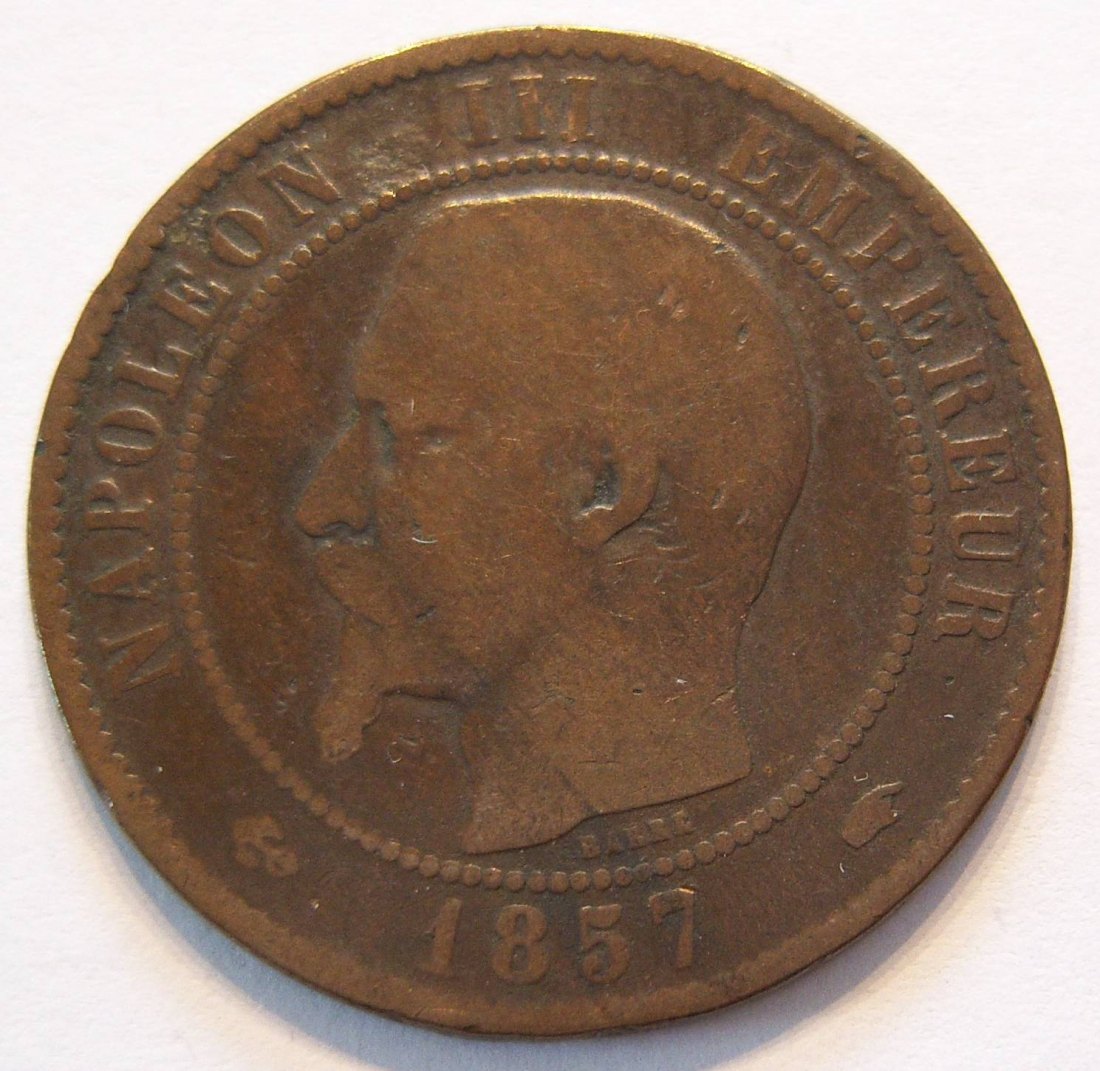  Frankreich 10 Centimes 1857 A   