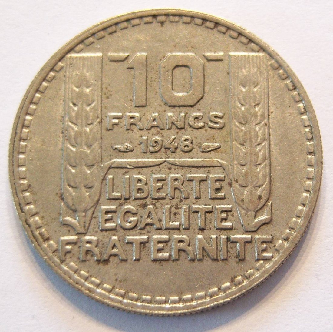  Frankreich 10 Francs 1948   