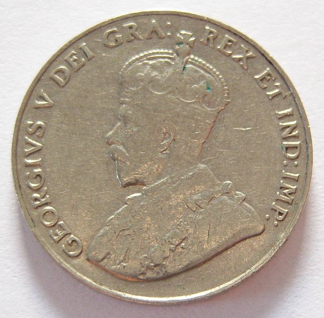  Kanada 5 Cents 1934   