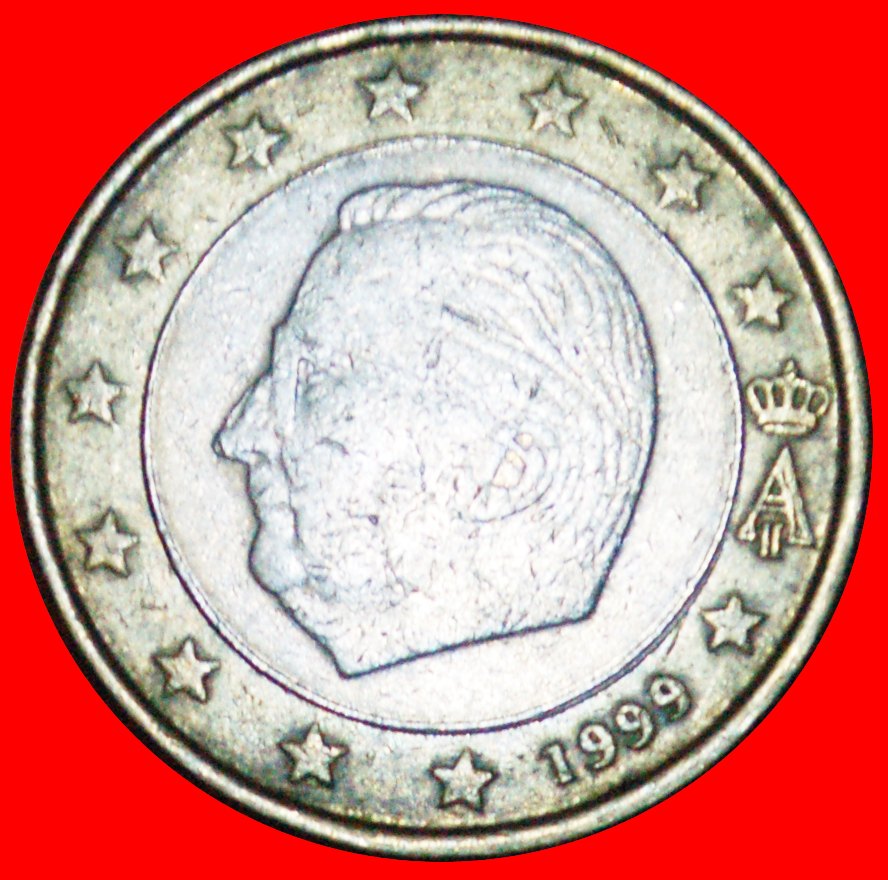 + ALBERT II (1993-2013): BELGIUM ★ 1 EURO 1999! LOW START ★ NO RESERVE!!!