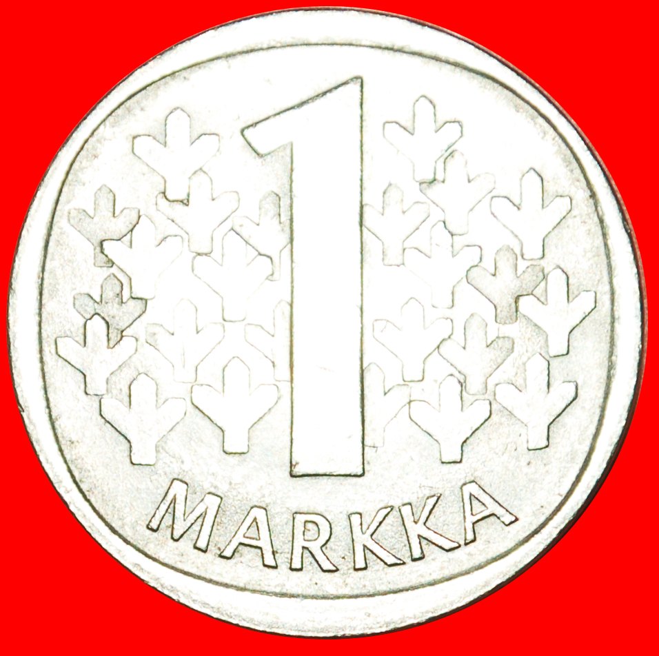  + LION (1969-1993): FINLAND ★ 1 MARK 1982K MINT LUSTER! LOW START ★ NO RESERVE!   