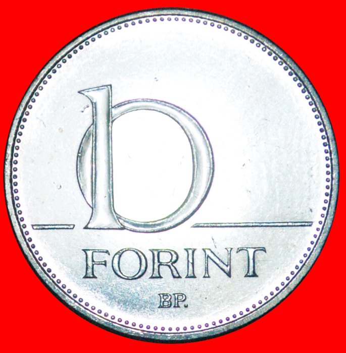  + SLANTED CROSS (2012-2019): HUNGARY ★ 10 FORINT 2019 MINT LUSTER! LOW START ★ NO RESERVE!   