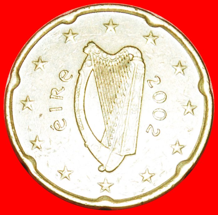  + NORDISCHES GOLD (2002-2006): IRLAND ★ 20 EURO CENT 2002! OHNE VORBEHALT!   