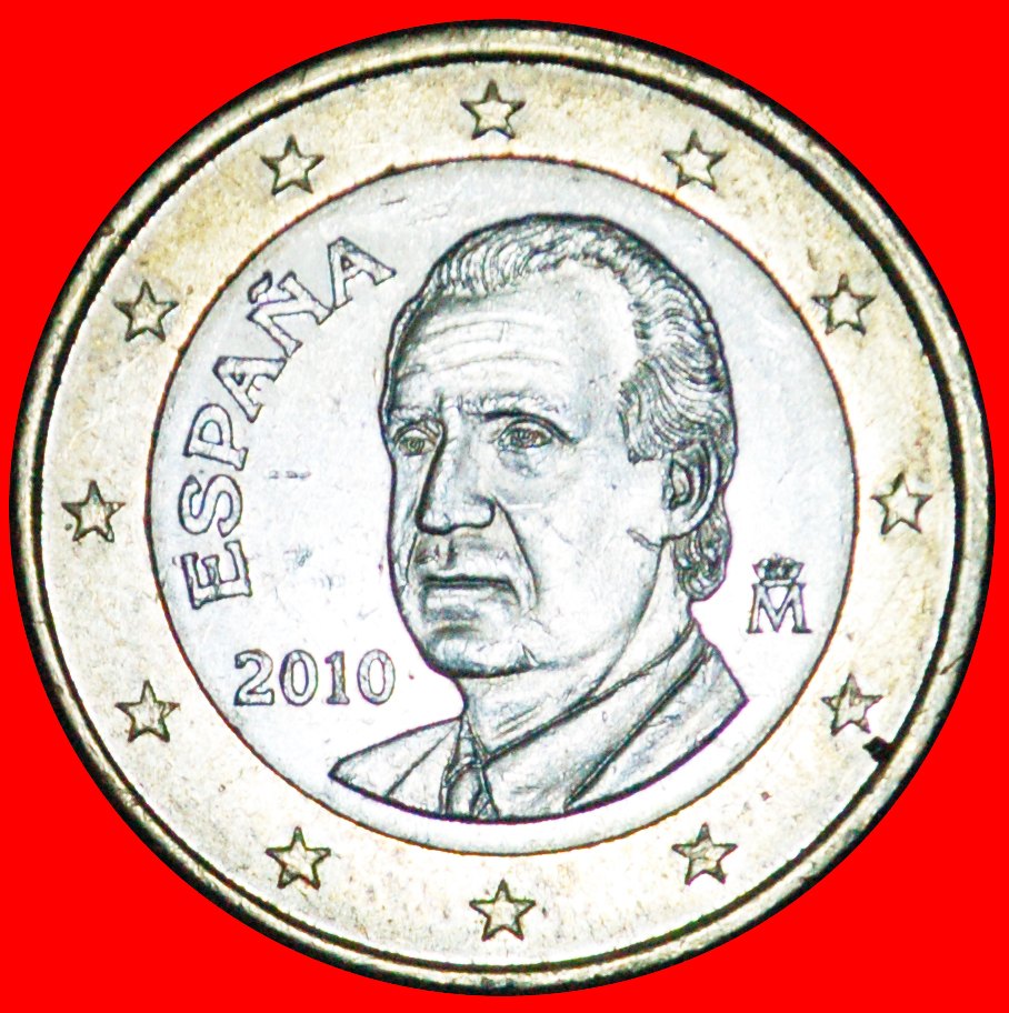  + NON-PHALLIC TYPE (2010-2014): SPAIN★1 EURO 2010! JUAN CARLOS I (1975-2014)★LOW START ★ NO RESERVE!   