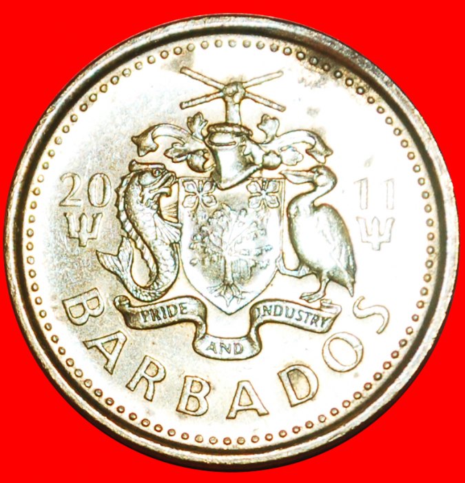  + GROSSBRITANNIEN (2007-2018): BARBADOS ★ 5 CENTS 2011! OHNE VORBEHALT!   