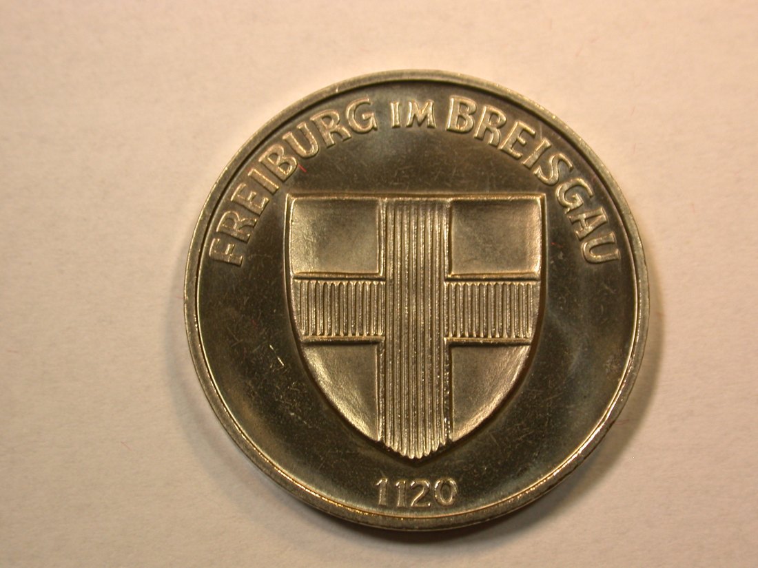  D09  Freiburg Medaille 1970 der VDM (Vereinigte Deutsche Metallwerke) in ST-fein in Originalbilder   