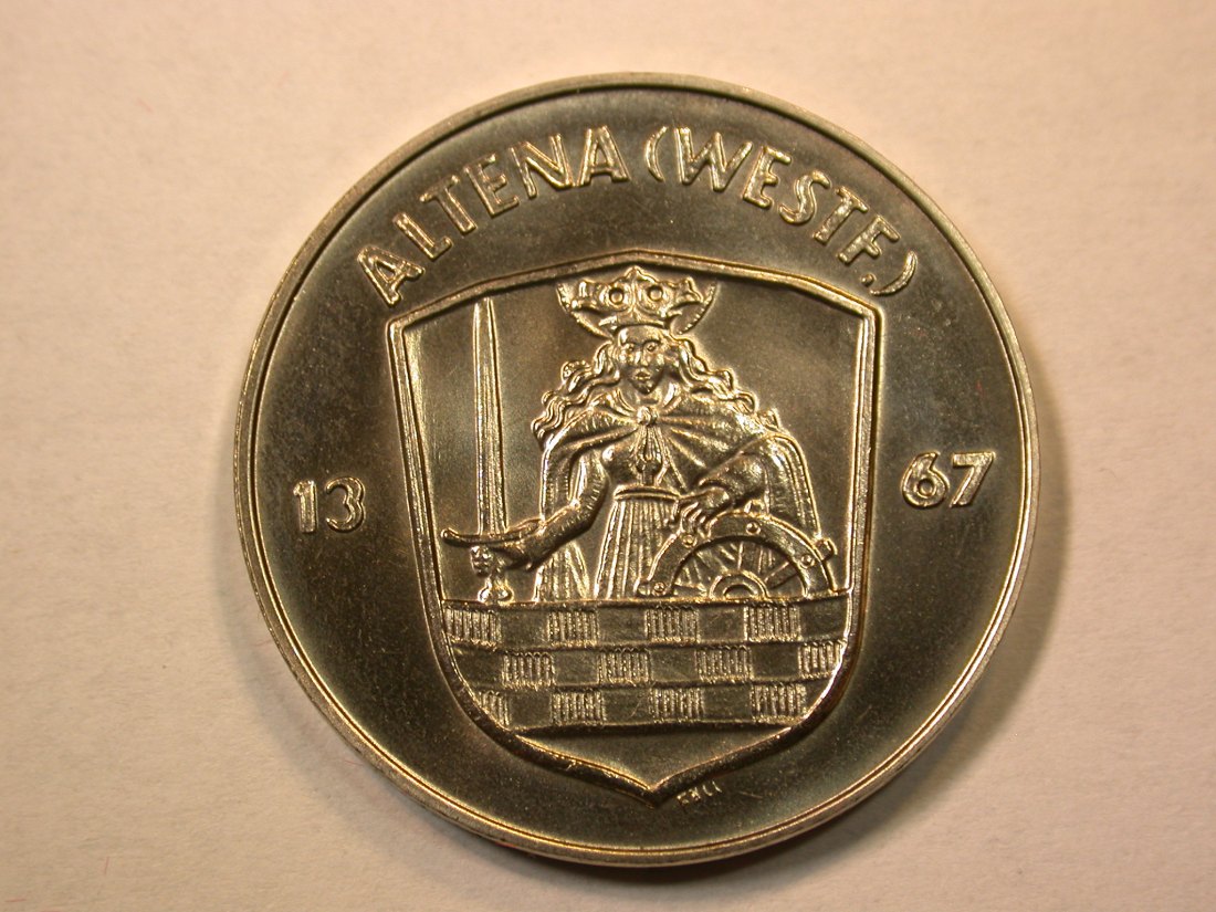  D09  Heidelberg Medaille 1972 der VDM (Vereinigte Deutsche Metallwerke) in ST-fein in Originalbilder   