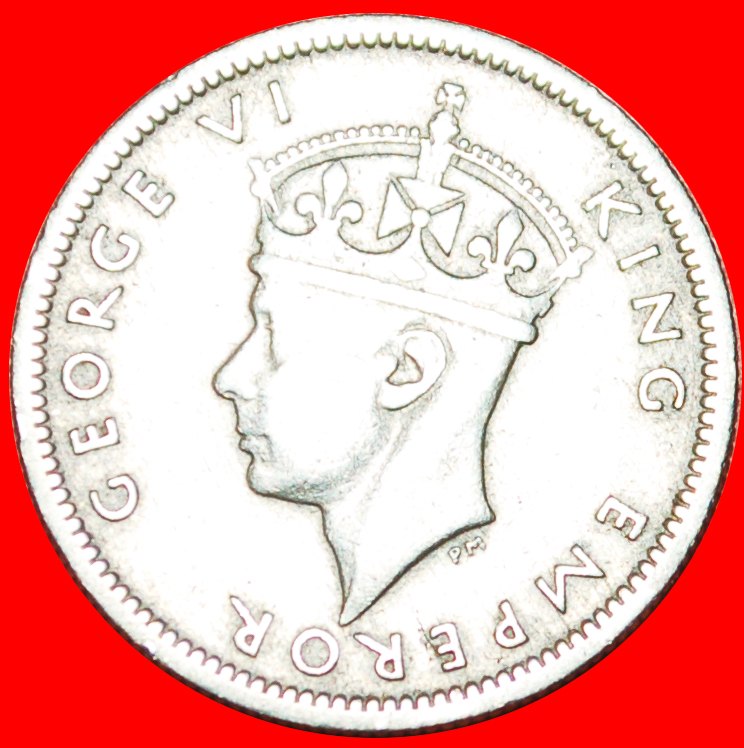  √ 2 AXES: SOUTHERN RHODESIA ★ 6 PENCE 1947! George VI (1937-1952) LOW START★ NO RESERVE!   