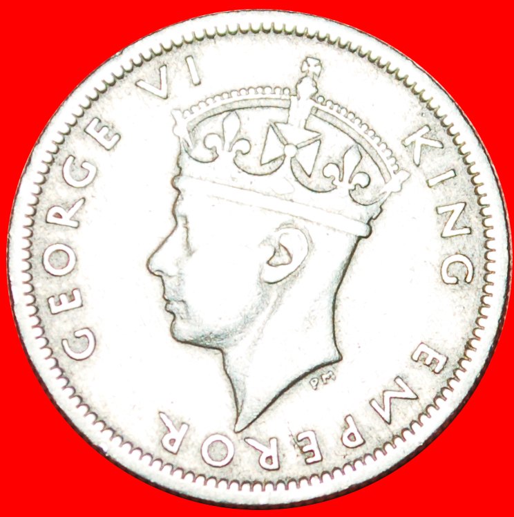  √ 2 ÄXTE: SÜDRHODESIEN ★ 6 PENCE 1947! Georg VI. (1937-1952) OHNE VORBEHALT!   