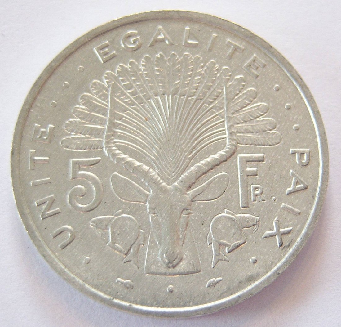  Djibouti Dschibuti 5 Francs 1991   