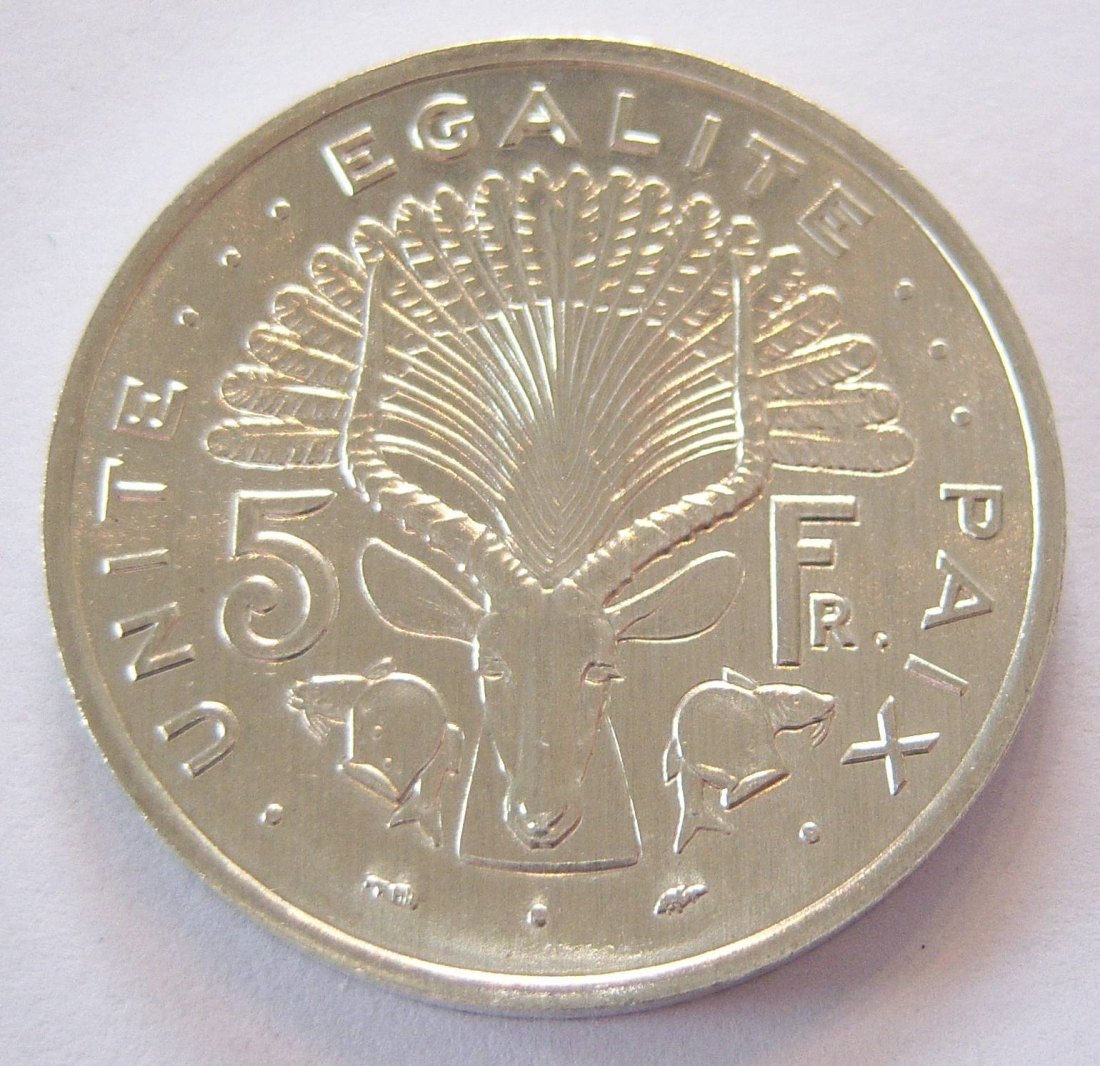  Djibouti Dschibuti 5 Francs 1991   