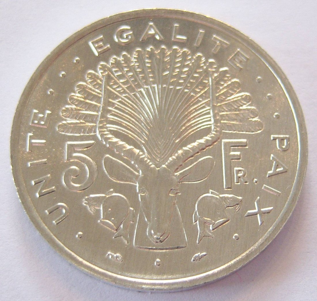  Djibouti Dschibuti 5 Francs 1991   