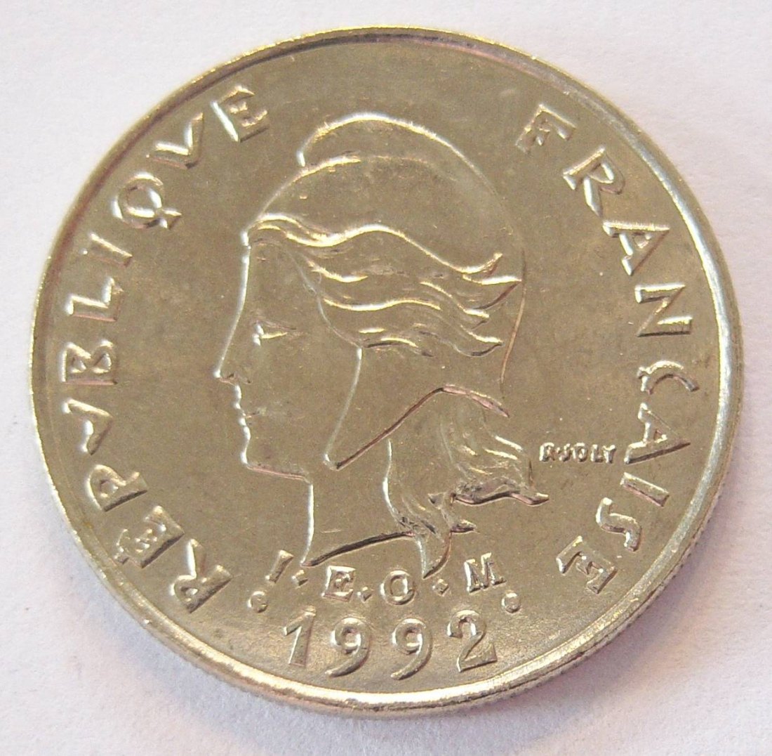  Französisch Polynesien 10 Francs 1992   