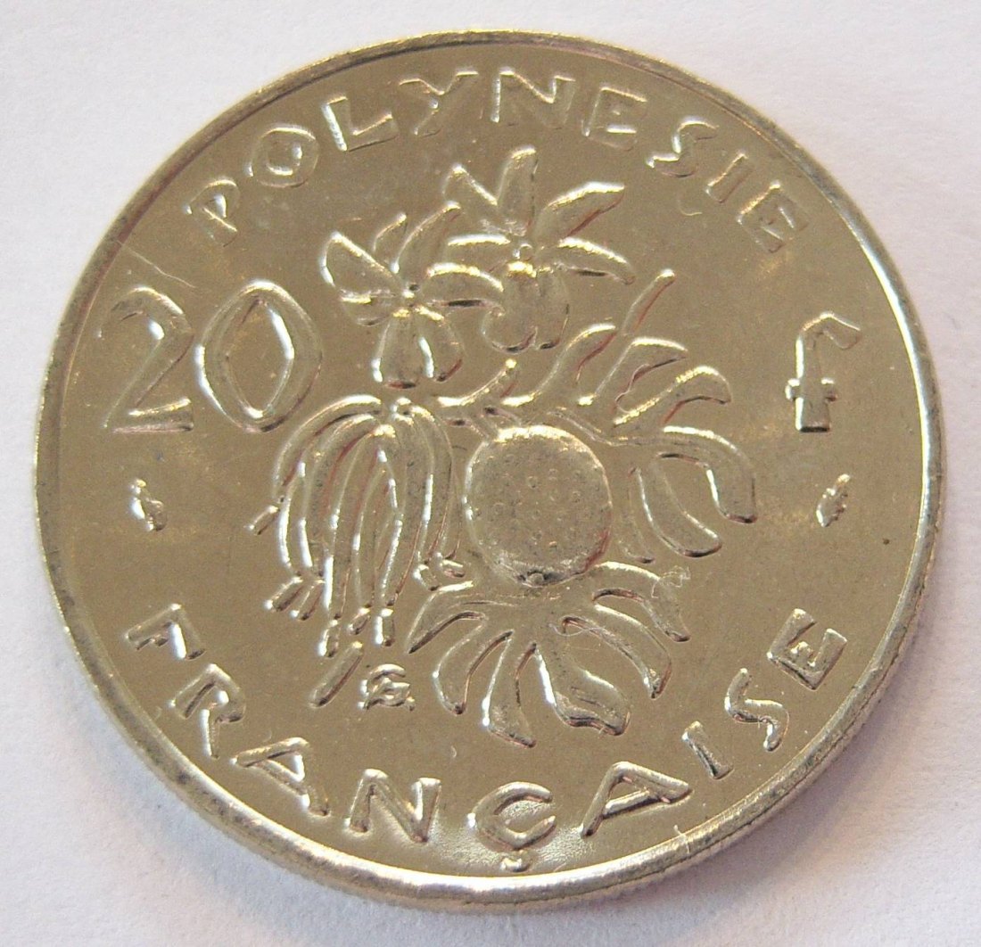  Französisch Polynesien 20 Francs 1991   