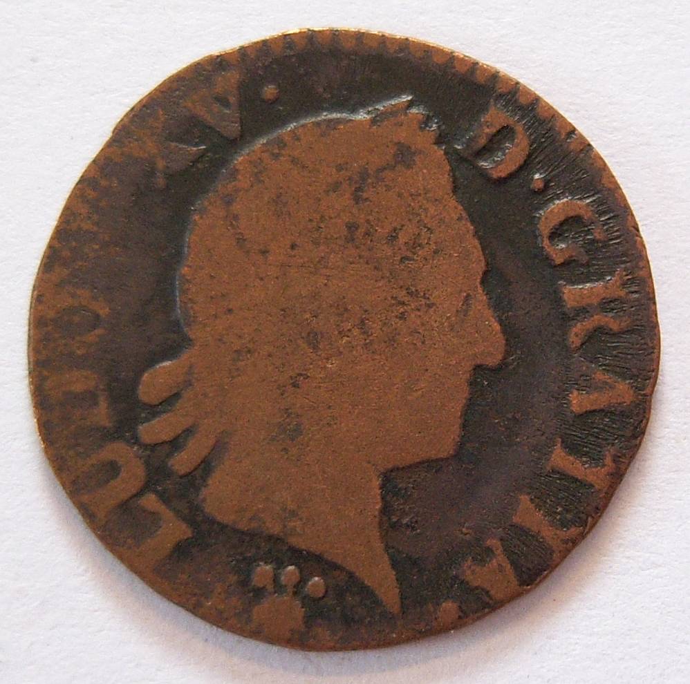  Frankreich Louis XV. Liard 1773 S   