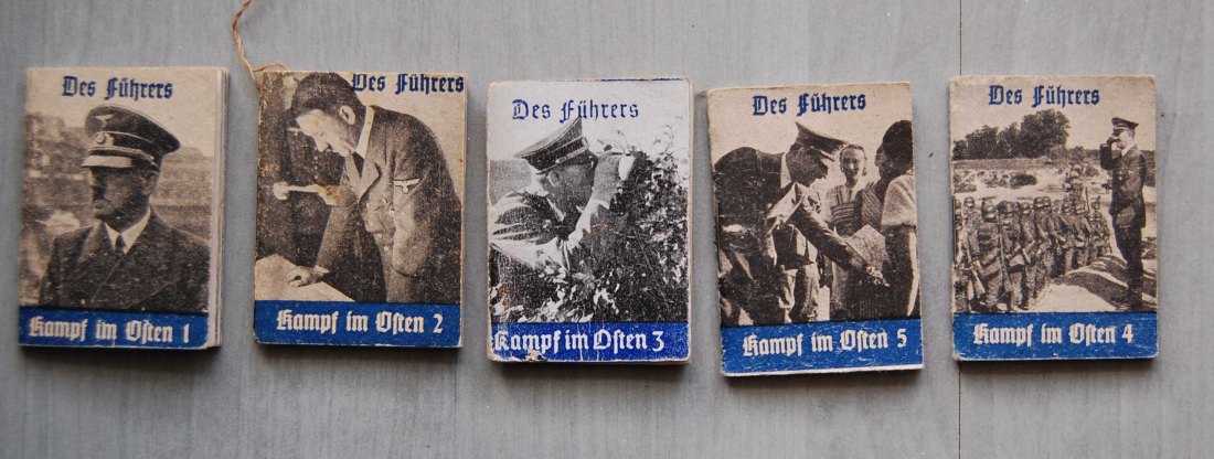  5 WHW Heftchen Adolf Hitler Des Führers Kampf im Osten 1-5 komplette Serie   