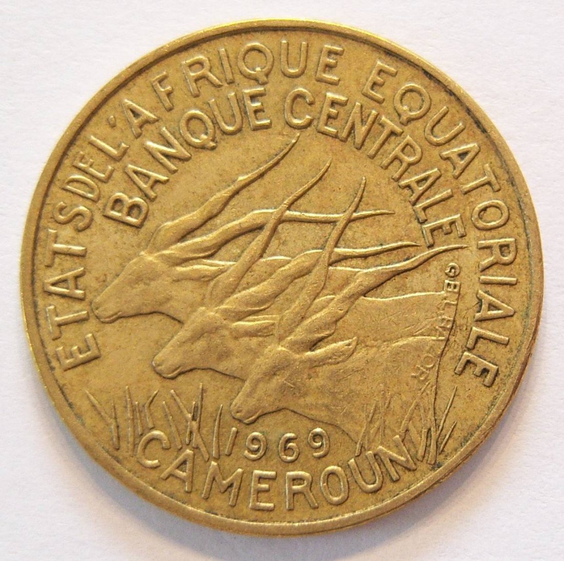  Äquatorial Afrikanische Staaten 10 Francs 1969   