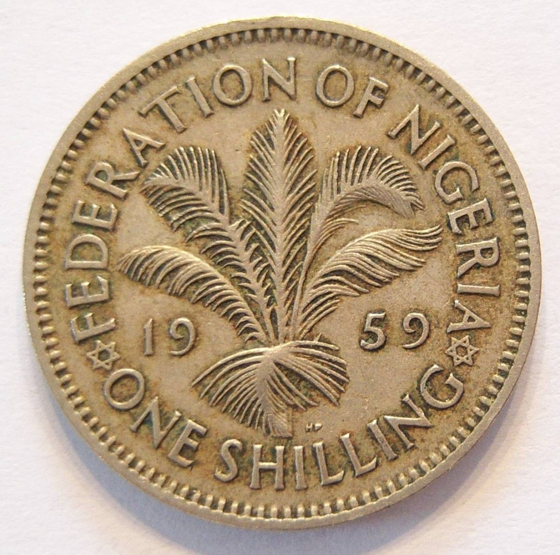  Nigeria 1 One Shilling 1959   