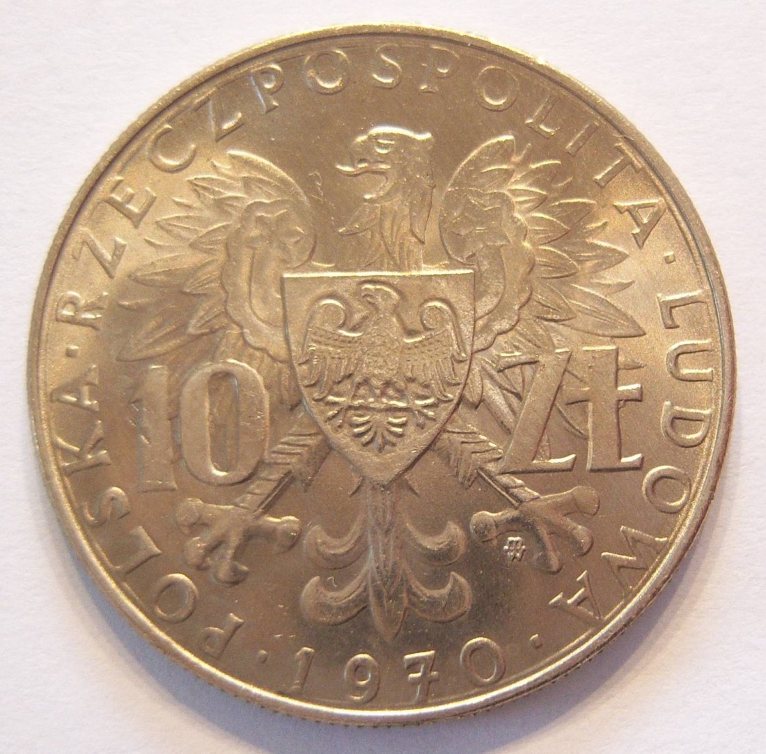  Polen 10 Zlotych 1970   