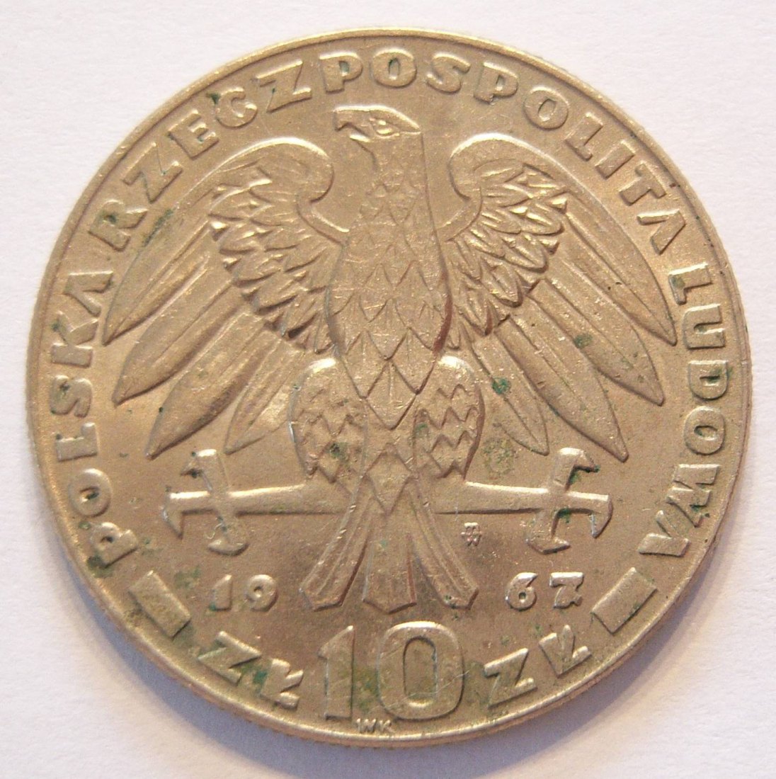  Polen 10 Zlotych 1967   
