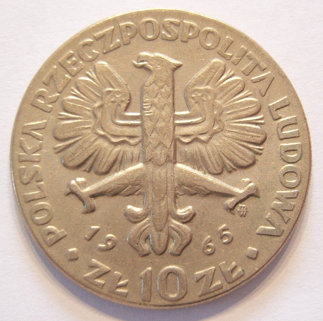  Polen 10 Zlotych 1965   