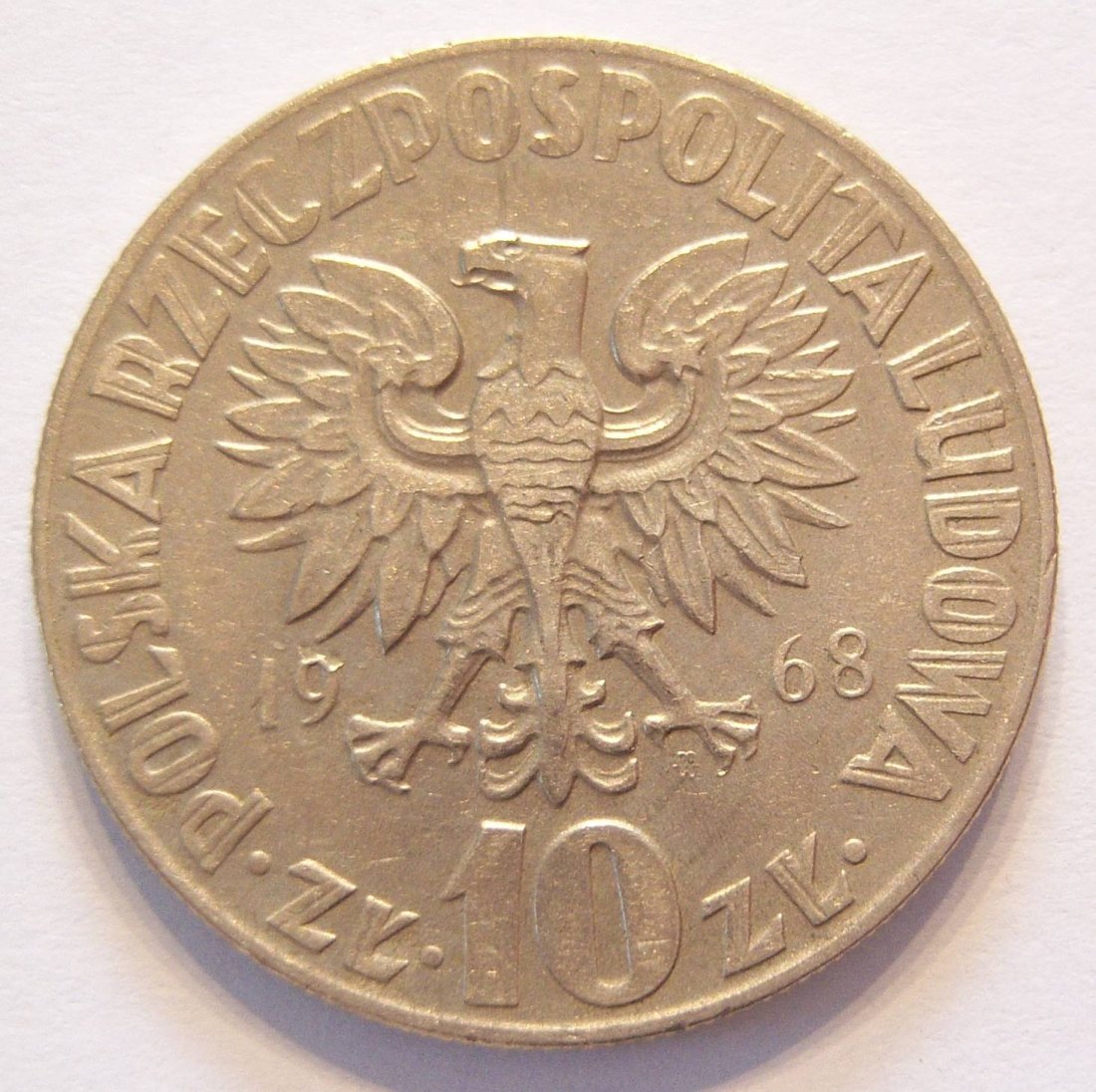  Polen 10 Zlotych 1968   