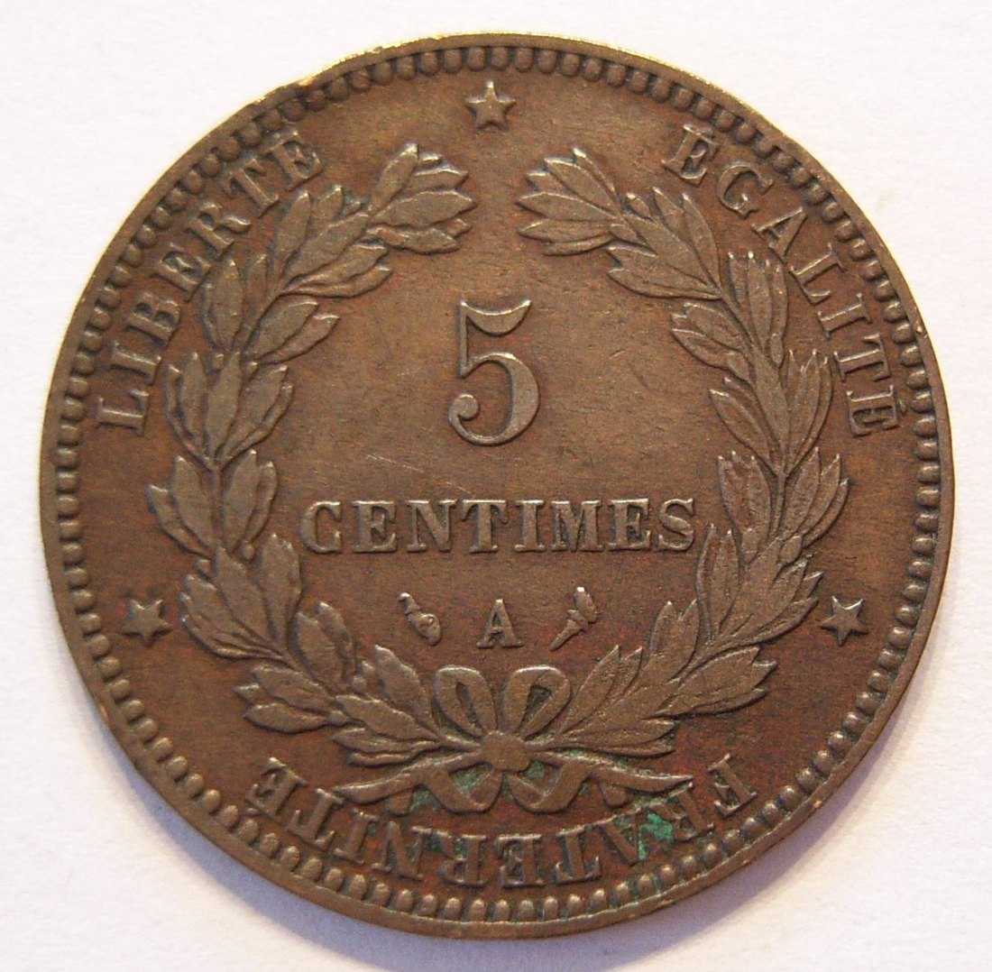  Frankreich 5 Centimes 1897 A   