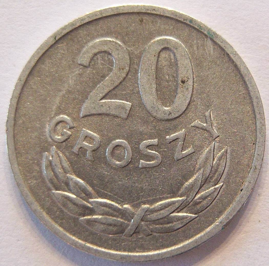  Polen 20 Groszy 1962 Alu ERHALTUNG   