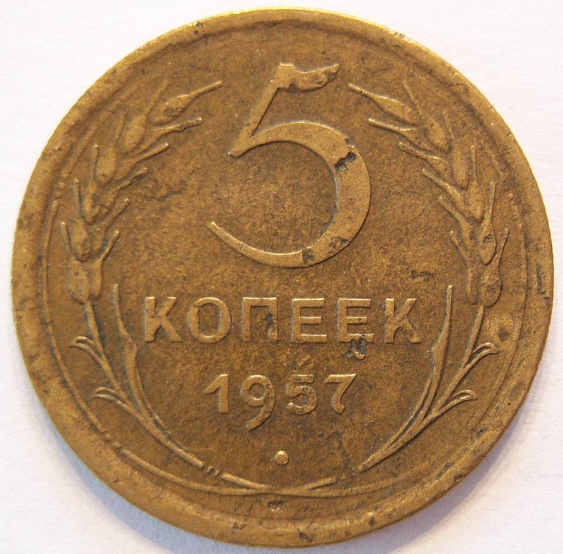  SOWJETUNION UDSSR 5 Kopeken 1957   