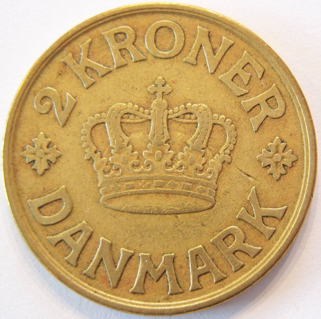  Dänemark 2 Kroner Kronen 1925   