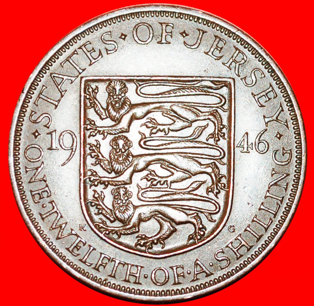  + GREAT BRITAIN (1937-1947): JERSEY ★ 1/12 SHILLING 1946! LOW START ★ NO RESERVE!   