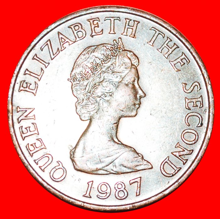  + GROSSBRITANNIEN (1983-1992): JERSEY ★ 2 PENCE 1987 EINSIEDELEI! OHNE VORBEHALT!   