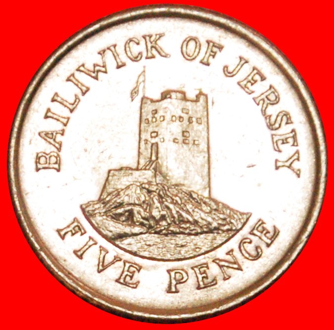  + GREAT BRITAIN (1990-1997):  JERSEY ★ 5 PENCE 1993 TOWER MINT LUSTER! LOW START ★ NO RESERVE!   