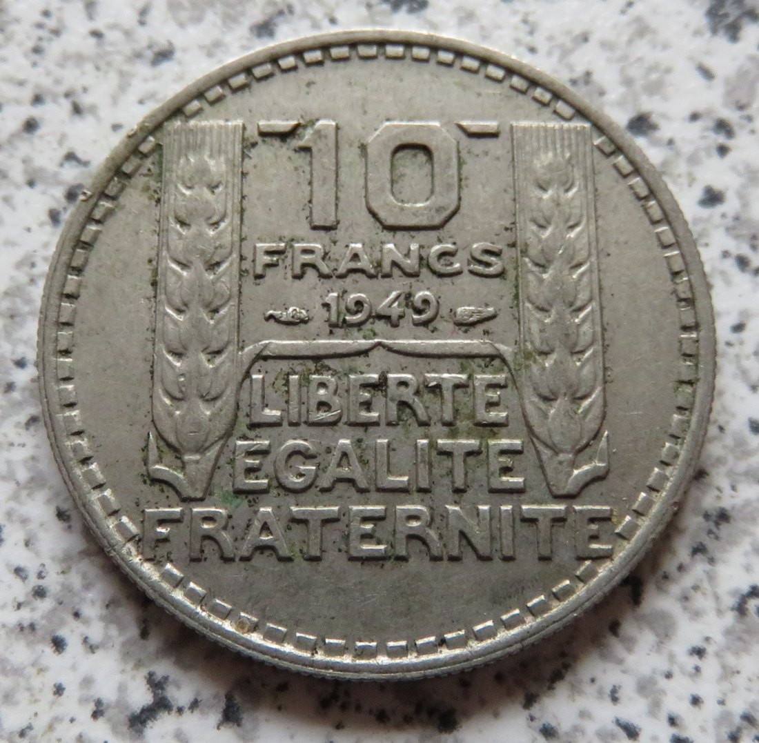  Frankreich 10 Francs 1949   