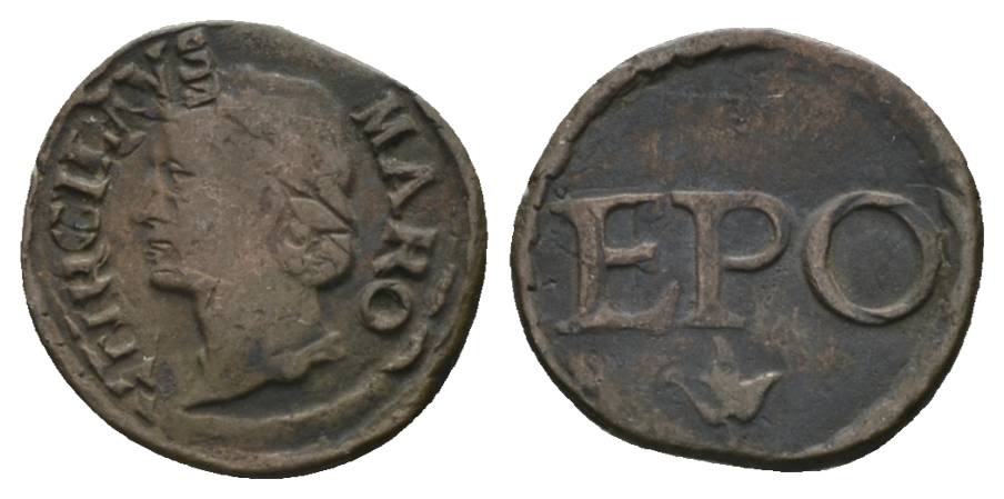  Italien, Antike Kleinbronze; 1,88 g   