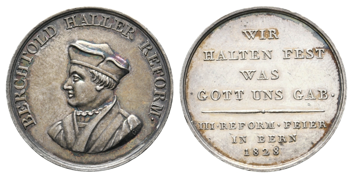  Bern - Silbermedaille 1828; 14,63 g; Ø 31 mm   