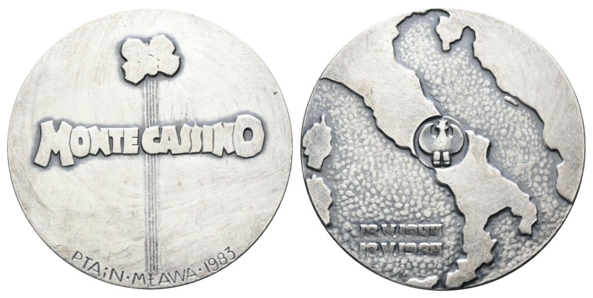  Italien - Medaille 1983; Neusilber; 95,57 g, Ø 59 mm   