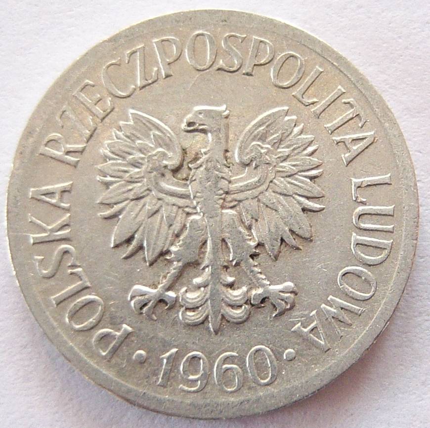  Polen 5 Groszy 1960 Alu   