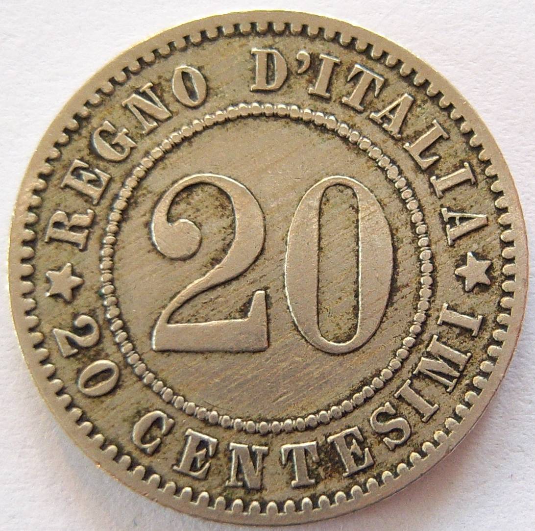  Italien 20 Centesimi 1894   