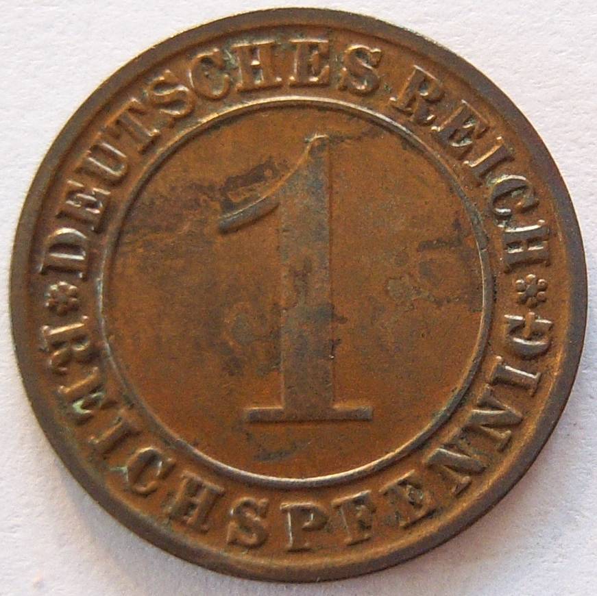  Deutsches Reich 1 Reichspfennig 1930 F   